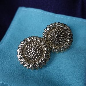 Sunflower Clip-on Earrings by CINER